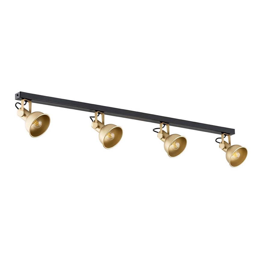 Argon 1801 - Spotlight LENORA 4xE14/7W/230V gold/black