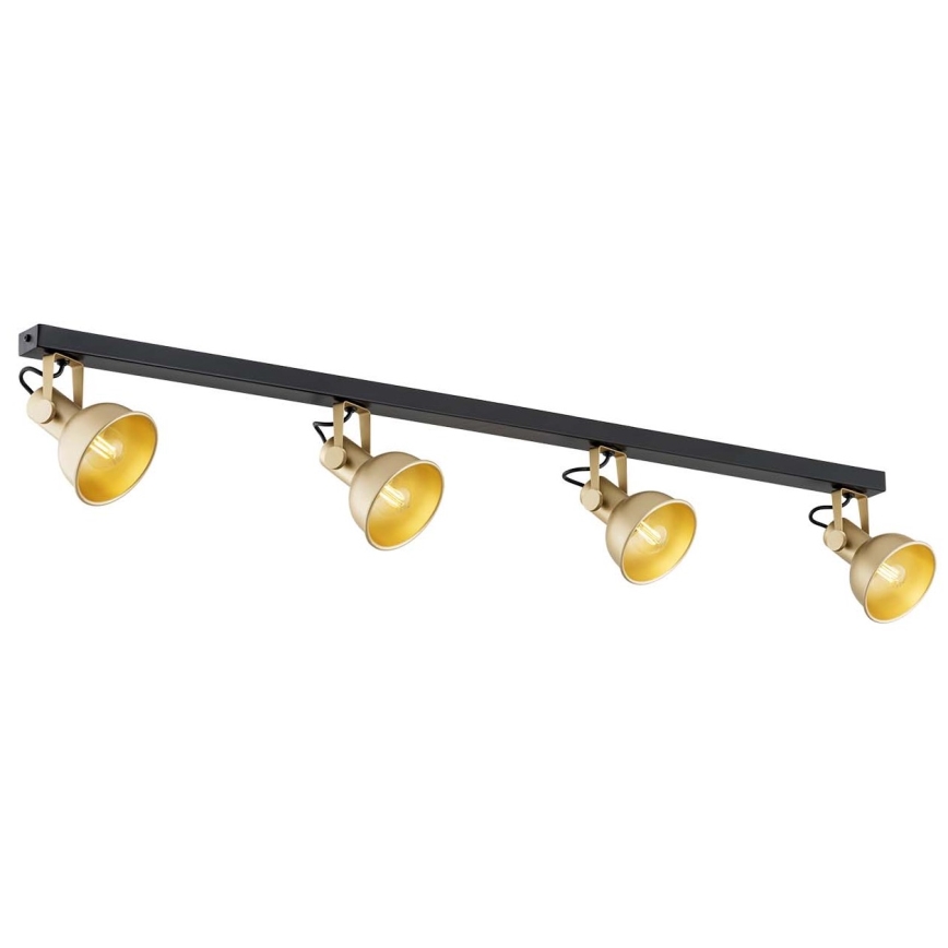 Argon 1801 - Spotlight LENORA 4xE14/7W/230V gold/black