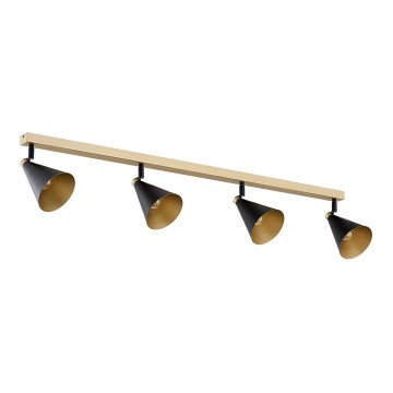 Argon 1805 - Spotlight LUCINDA 4xE14/7W/230V black/gold