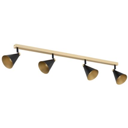 Argon 1805 - Spotlight LUCINDA 4xE14/7W/230V black/gold