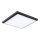 Argon 1826 - Ceiling light CARLSON 4xE27/15W/230V 60x60 cm black