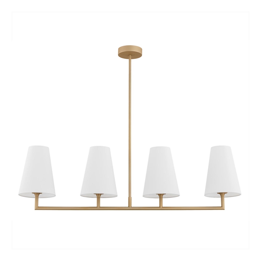 Argon 1828 - Chandelier on a pole SAFIANO 4xE27/15W/230V gold