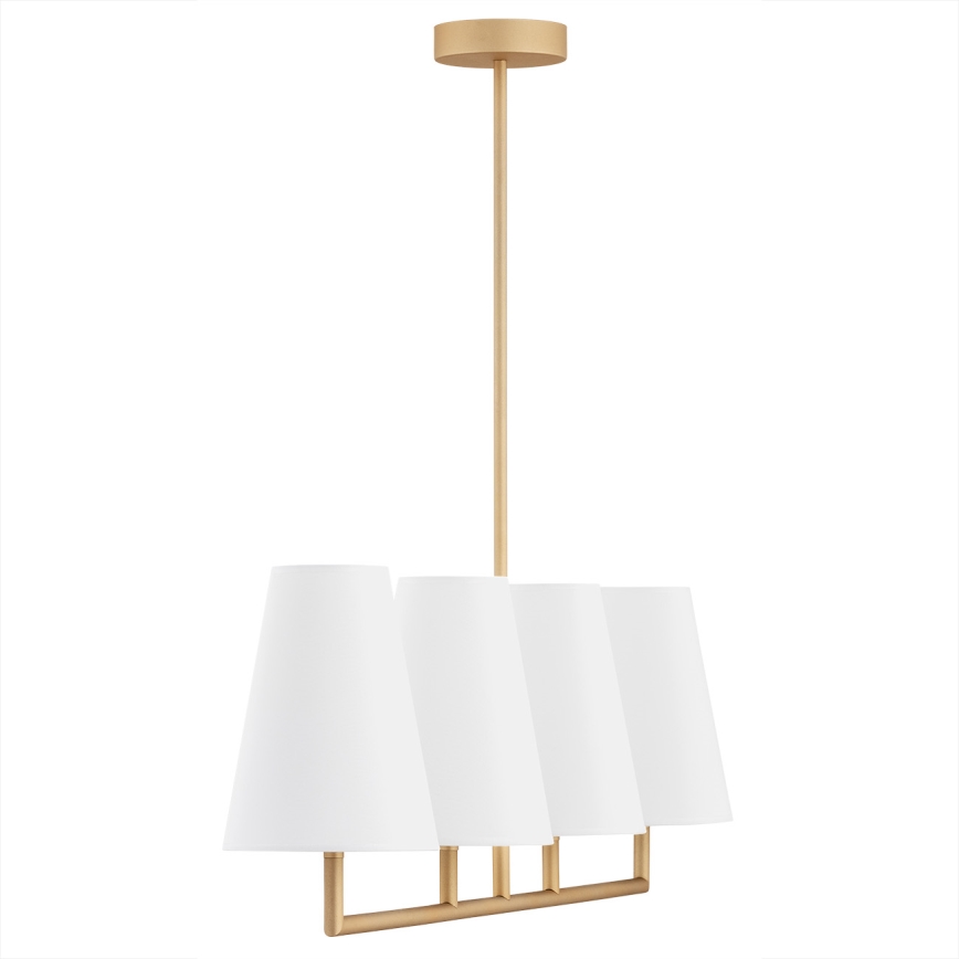 Argon 1828 - Chandelier on a pole SAFIANO 4xE27/15W/230V gold