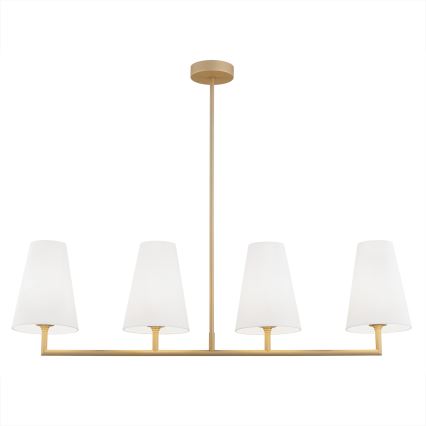 Argon 1828 - Chandelier on a pole SAFIANO 4xE27/15W/230V gold