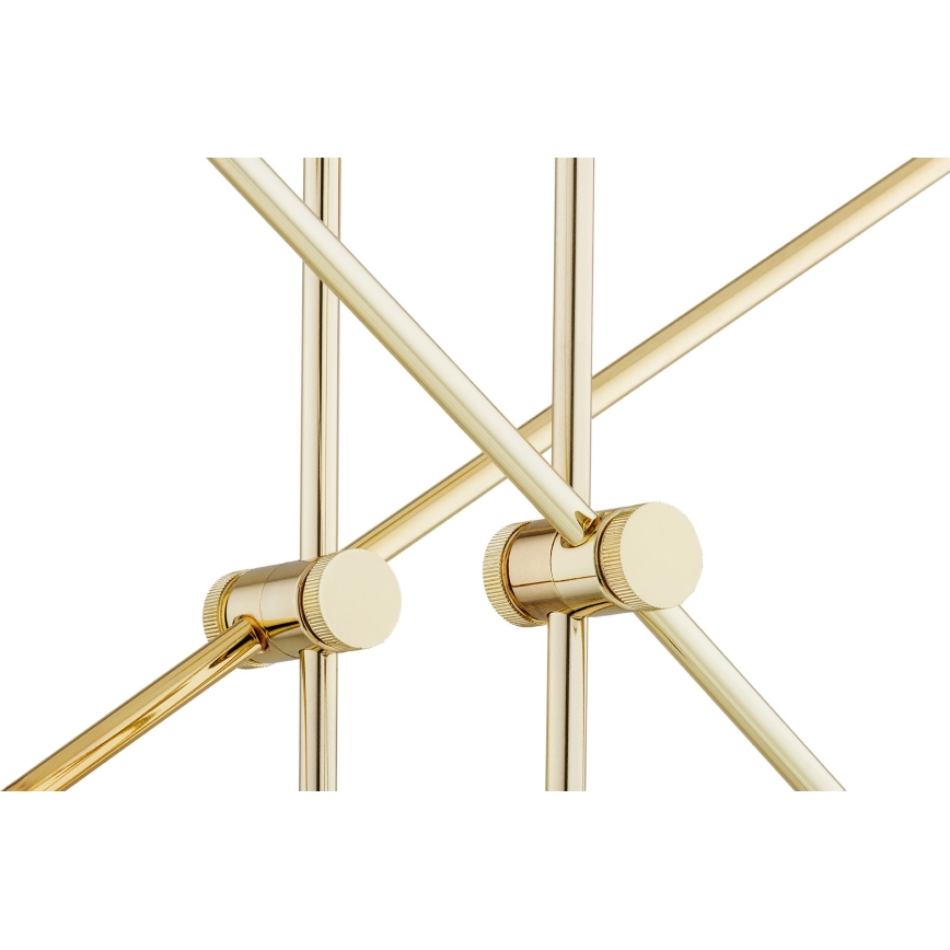 Argon 1840 - Chandelier on a pole ABSOS 4xE14/7W/230V alabaster gold