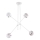 Argon 1841 - Chandelier on a pole ABSOS 4xE14/7W/230V alabaster white