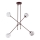 Argon 1842 - Chandelier on a pole ABSOS 4xE14/7W/230V alabaster brown