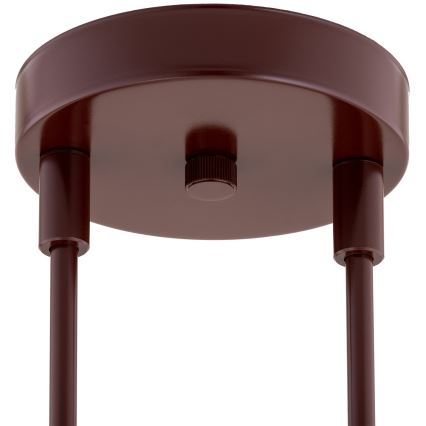Argon 1842 - Chandelier on a pole ABSOS 4xE14/7W/230V alabaster brown