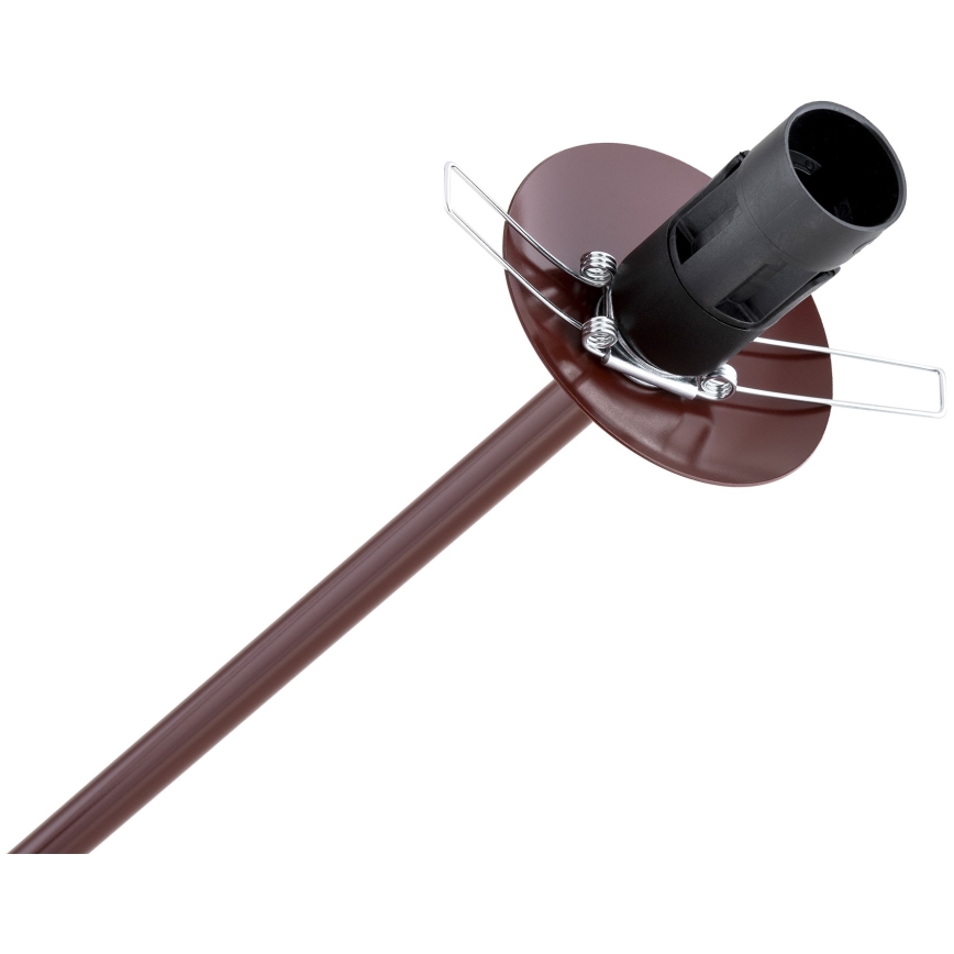 Argon 1842 - Chandelier on a pole ABSOS 4xE14/7W/230V alabaster brown