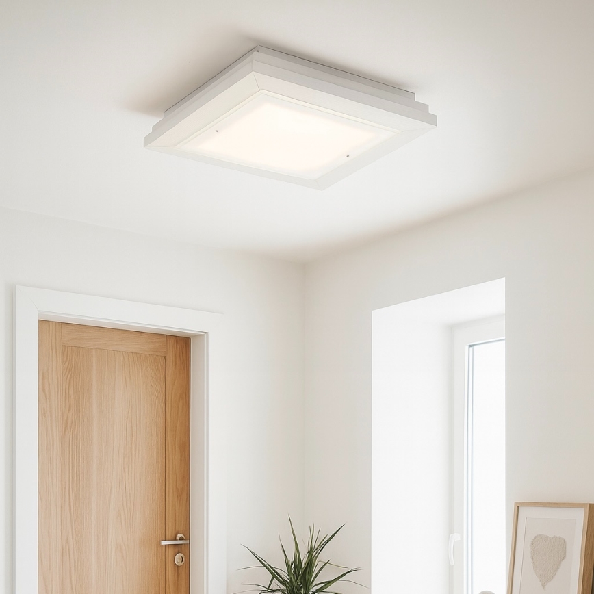 Argon 1865 - TABOR ceiling light 4xE27/15W/230V 42x42 cm white