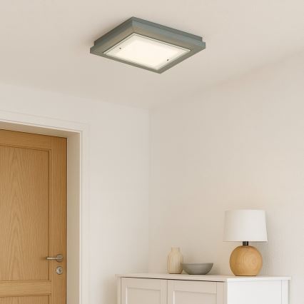 Argon 1868 - TABOR Ceiling Light 4xE27/15W/230V 42x42 cm gray