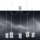 Argon 2073 - LED Chandelier on a string GARDA 5xLED/5W/230V