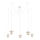 Argon 2077 - Chandelier on a string CORSO 5xE27/15W/230V spider white