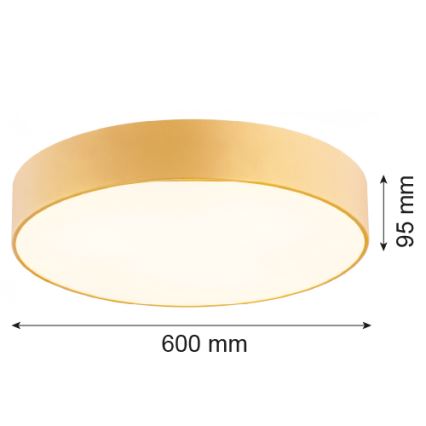 Argon 2081 - Ceiling light DARLING 5xE27/15W/230V d. 60 cm gold