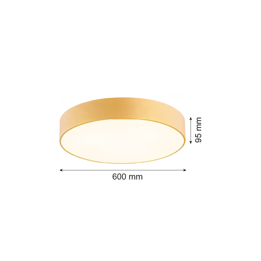Argon 2081 - Ceiling light DARLING 5xE27/15W/230V d. 60 cm gold