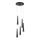Argon 2103 - Chandelier on a string HOLLYWOOD 5xE14/7W/230V black