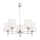 Argon 2110 - Chandelier on a pole BOLZANO 5xE27/15W/230V creamy