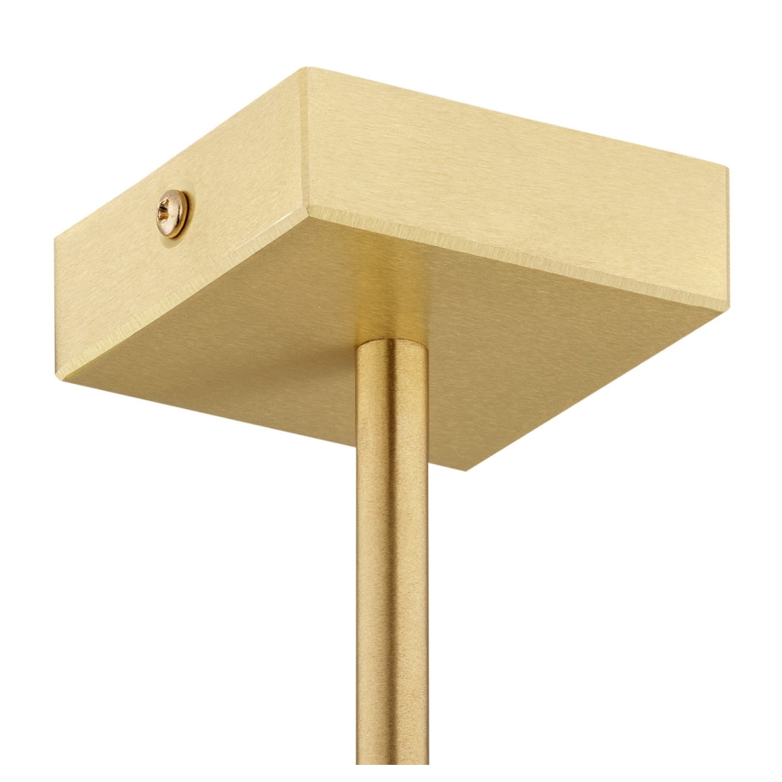Argon 2134 - Chandelier on a pole ABRUZZO 5xE14/15W/230V brass/white