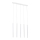 Argon 2136 - Chandelier on a string ETNA 5xG9/6W/230V white