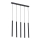 Argon 2137 - Chandelier on a string ETNA 5xG9/6W/230V black