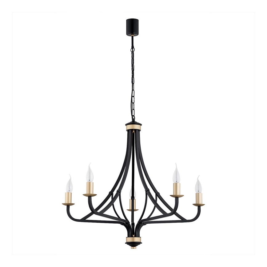Argon 2171 - Chandelier on a chain LORENZO 5xE14/7W/230V