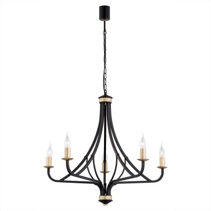 Argon 2171 - Chandelier on a chain LORENZO 5xE14/7W/230V