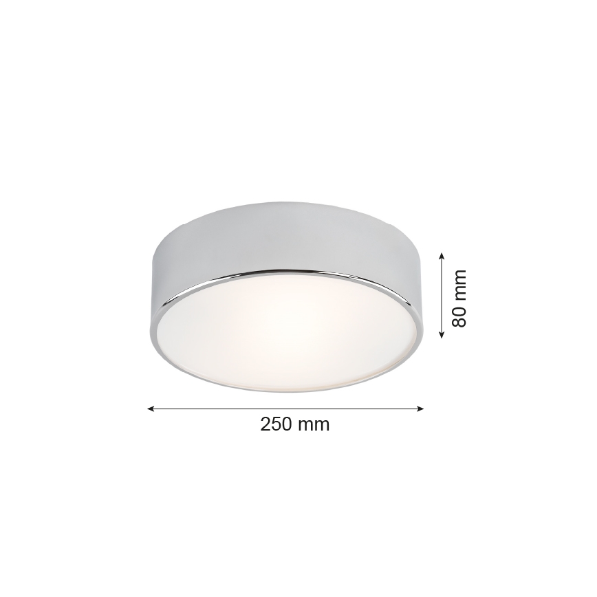 Argon 3083 - Ceiling light DARLING 2xE27/15W/230V d. 25 cm silver