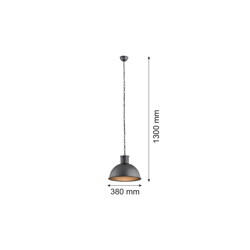Argon 3192 - Chandelier EUFRAT 1xE27/60W/230V