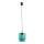 Argon 3271 - Chandelier on a string NEWA 1xE27/15W/230V turquoise