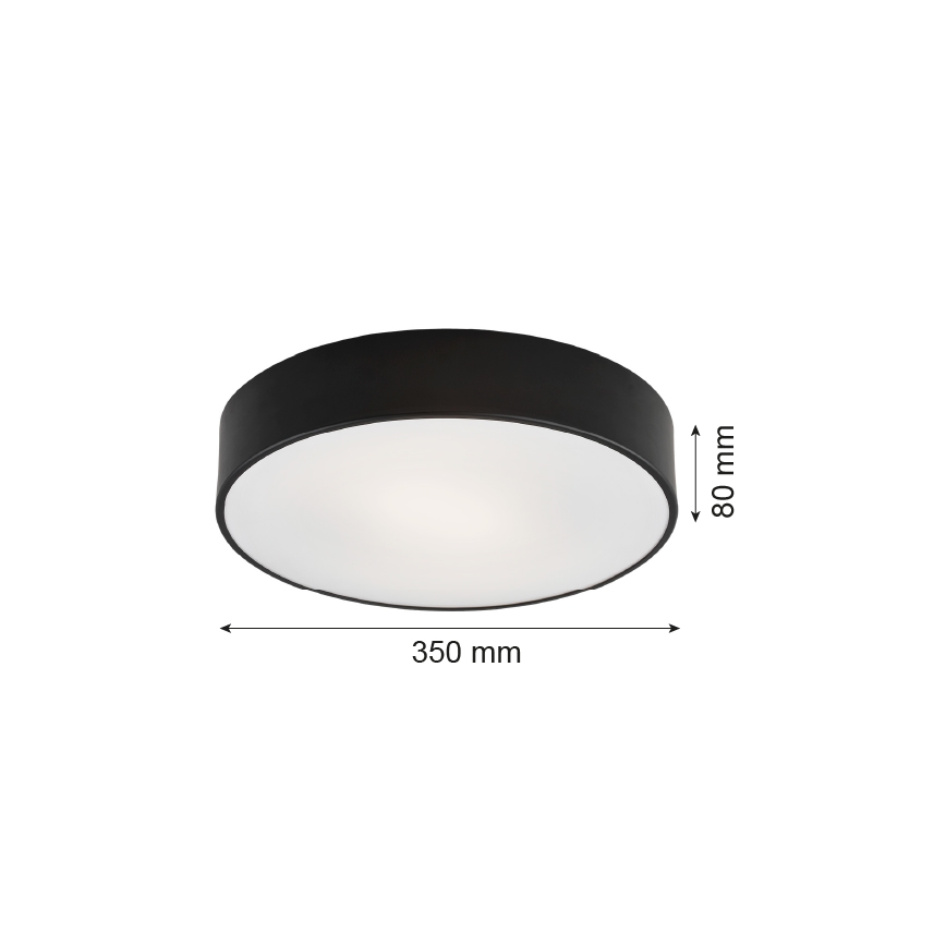 Argon 3570  - LED Ceiling light DARLING LED/25W/230V d. 35 cm black