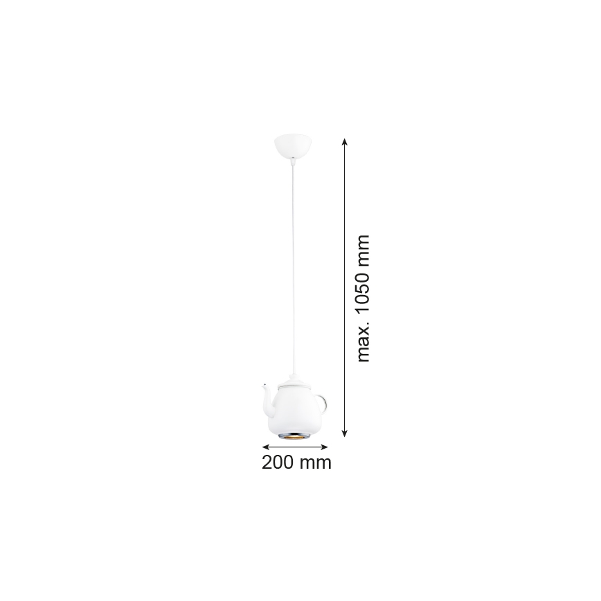 Argon 3650 - Pendant light JAMAJKA 1xGU10/50W/230V
