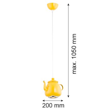 Argon 3651 - Pendant light JAMAJKA 1xGU10/50W/230V