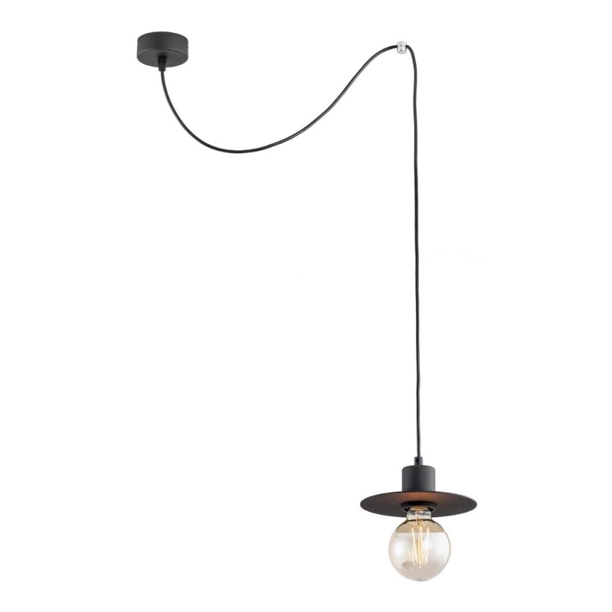 Argon 3835 - Chandelier on a string CORSO 1xE27/15W/230V black