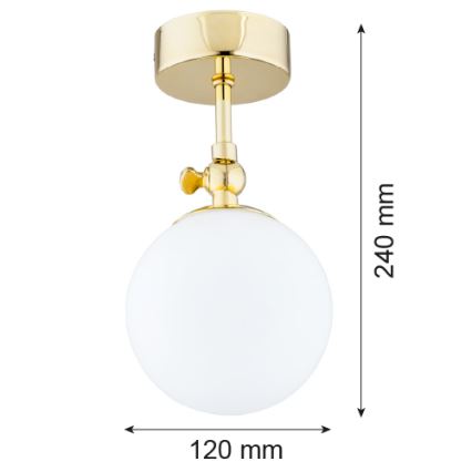 Argon 4001 - Bathroom surface-mounted chandelier LATINA 1xE14/40W/230V IP44