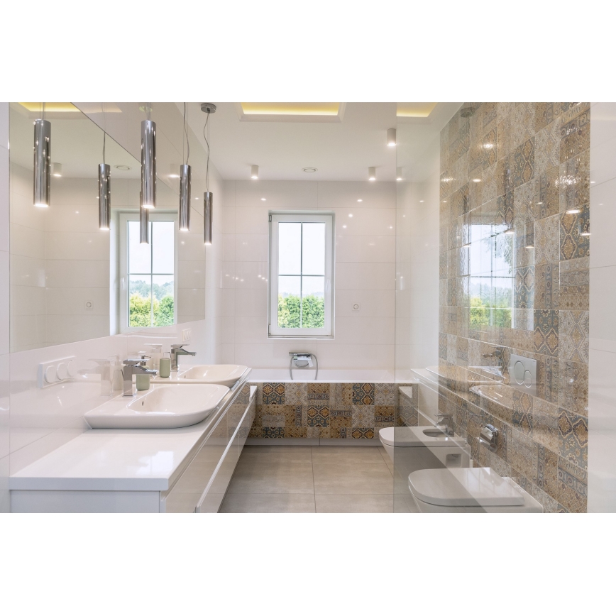 Argon 4057 - Chandelier on a string GOMERA 1xGU10/5W/230V brass