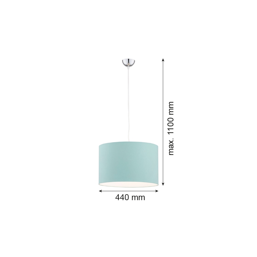 Argon 4135 - Chandelier on a string MAGIC 1xE27/15W/230V turquoise