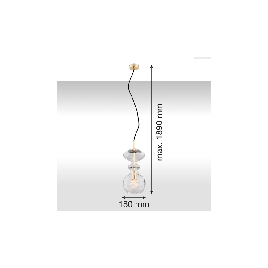 Argon 4203 - Chandelier on a string BILBAO 1xE27/15W/230V