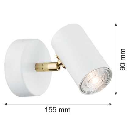 Argon 4209 - Ceiling spotlight LAGOS 1xGU10/5W/230V white/gold