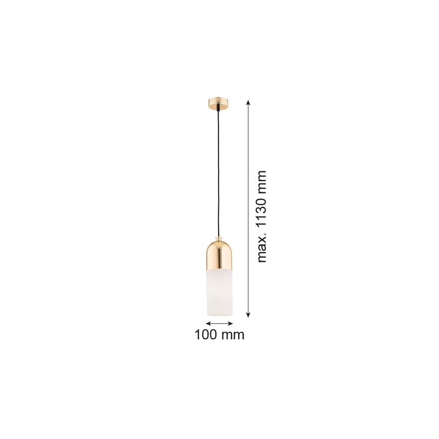 Argon 4212 - Chandelier on a pole BURGOS 1xE27/15W/230V brass