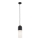 Argon 4213 - Chandelier on a string BURGOS 1xE27/15W/230V black