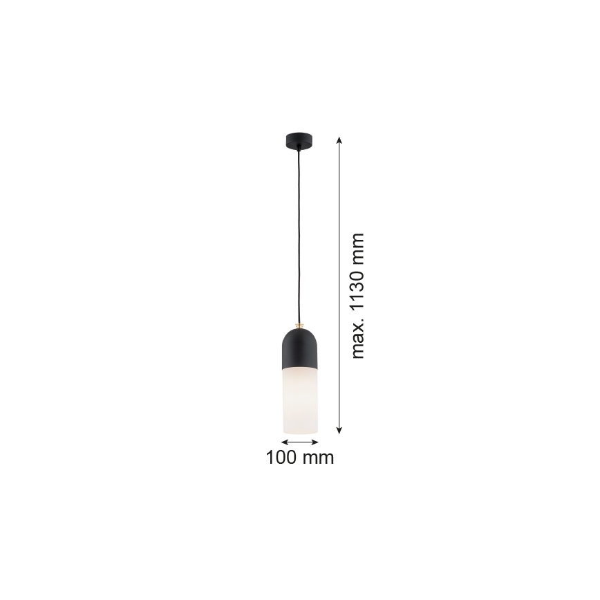 Argon 4213 - Chandelier on a string BURGOS 1xE27/15W/230V black