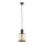 Argon 4248 - Chandelier on a string HERMAN 1xE27/15W/230V brass/black