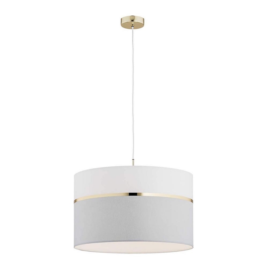 Argon 4285 - Chandelier on a string KASER 1xE27/15W/230V grey/white/brass