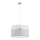 Argon 4285 - Chandelier on a string KASER 1xE27/15W/230V grey/white/brass