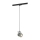 Argon 4313 - Chandelier for rail system NET 1xE27/15W/230V green