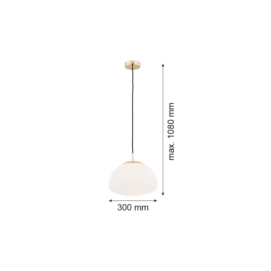 Argon 4316 - Chandelier on a string TRINI 1xE27/15W/230V brass