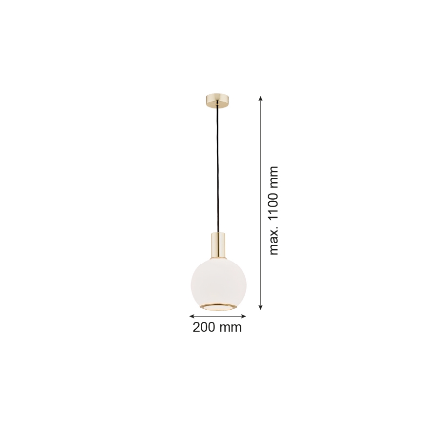 Argon 4357 - Chandelier on a string SAGUNTO 1xE27/15W/230V d. 20 cm brass