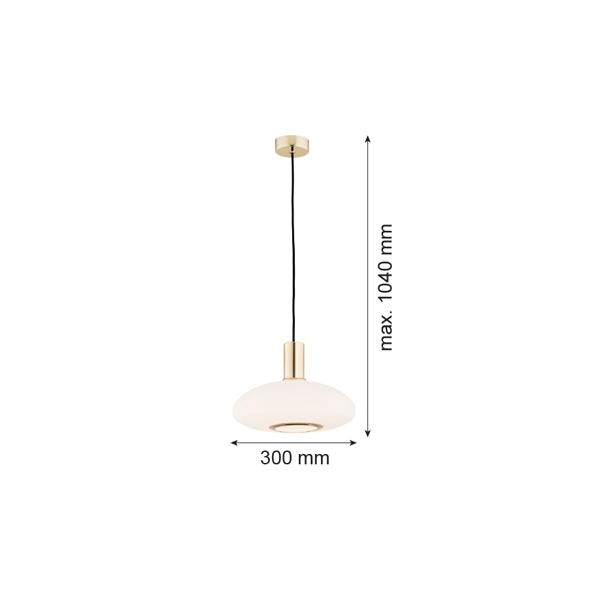 Argon 4358 - Chandelier on a string SAGUNTO 1xE27/15W/230V diameter 30 cm brass