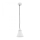 Argon 4681 - Chandelier on a string BEVERLY 1xE27/15W/230V white/shiny chrome