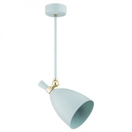 Argon 4685 - Chandelier on a pole CHARLOTTE 1xE27/15W/230V blue/gold